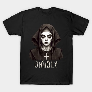 Dark Gothic Satanic Nun Unholy T-Shirt